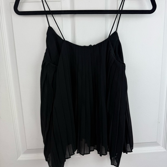Abercrombie & Fitch Black Pleated Camisole - Picture 5 of 6